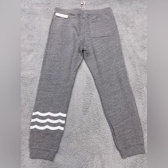 SOL ANGELES Pants Mens XL Extra Large Heather Gray Essential Joggers Striped - Picture 4 of 16